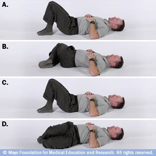 Back knee exercise clearance